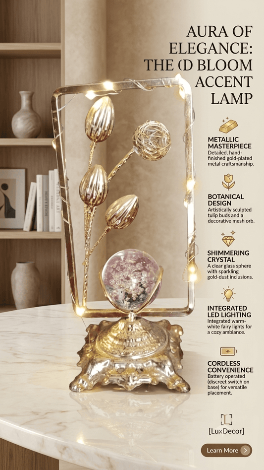 Metal Showpiece Floral Home Decor