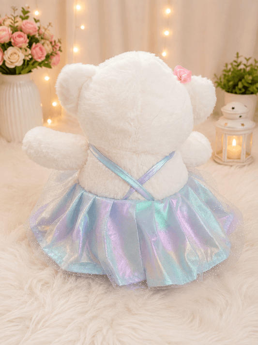 Cute Teddy Bear in Dress – Teddy Bear Gift - Shiva Gift Mart