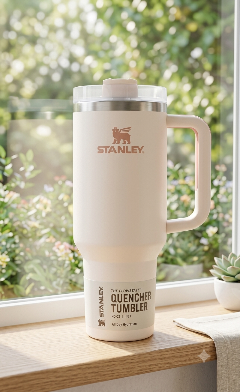 Stanley Quencher H2.0 Flow state Tumbler 40oz – Green | All Day Hydration