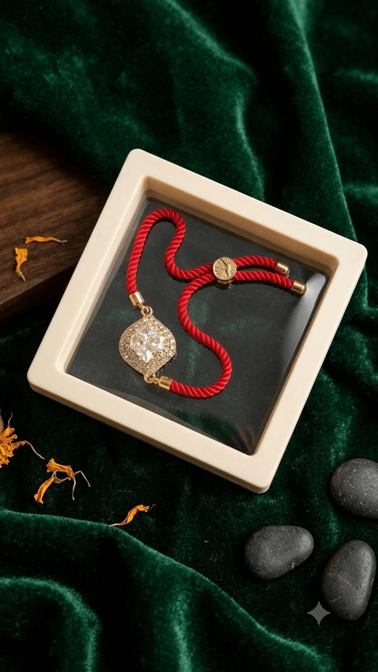 Gold-Plated CZ Crystal Designer Bracelet