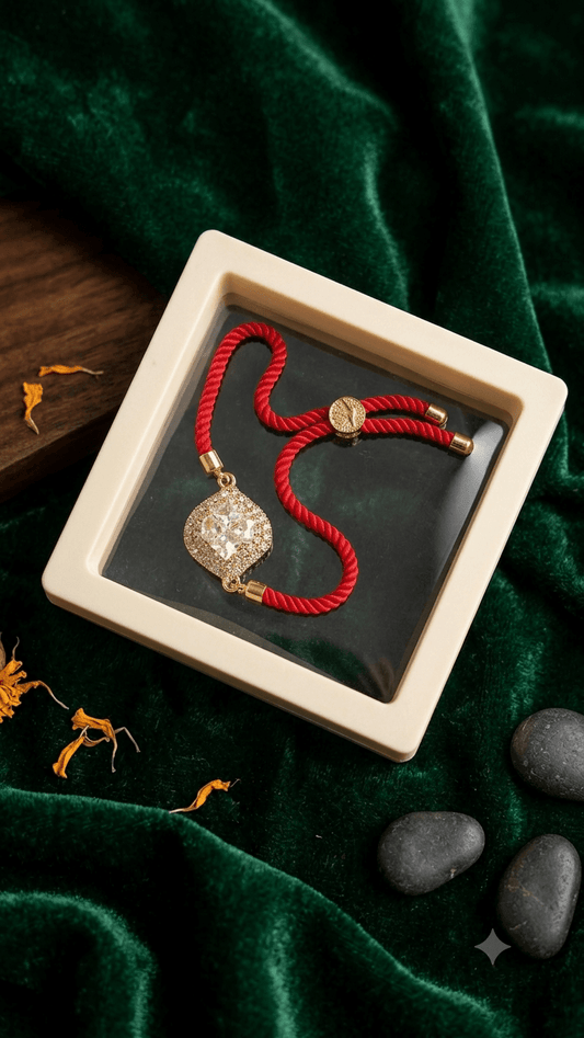 Gold-Plated CZ Crystal Designer Bracelet