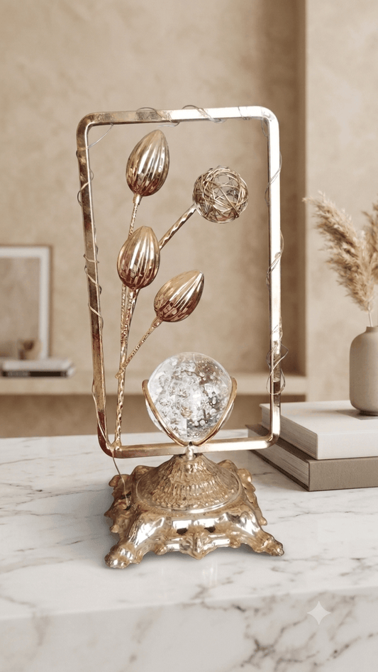 Metal Showpiece Floral Home Decor