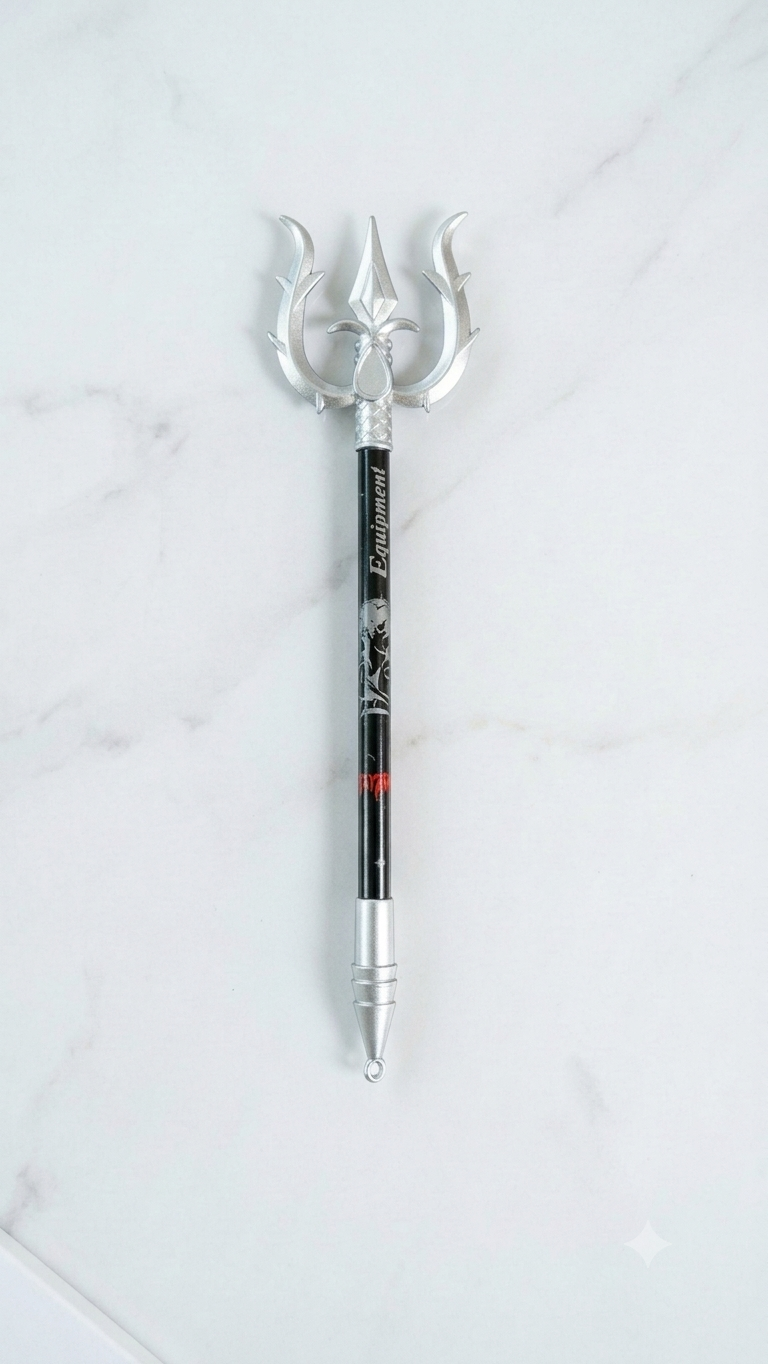 Black pen trident 