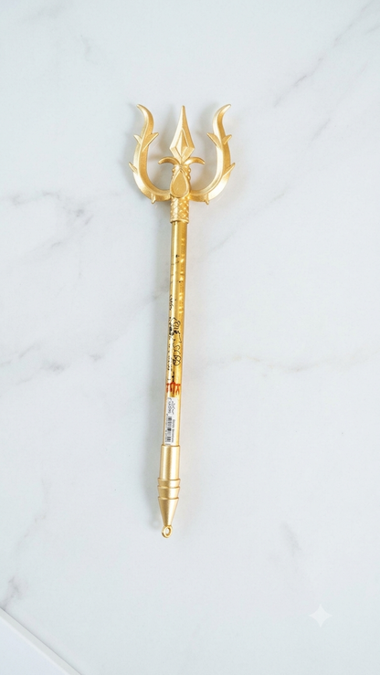 Gold trident pen