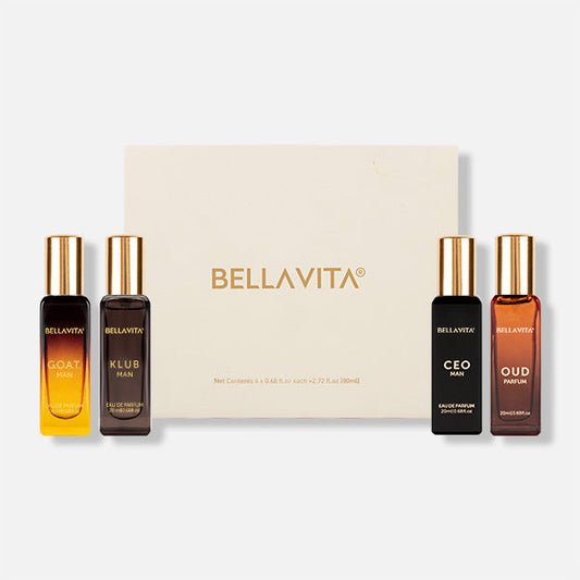 Bella Vita Luxury Perfume Gift Set for Men – 4 x 20ml