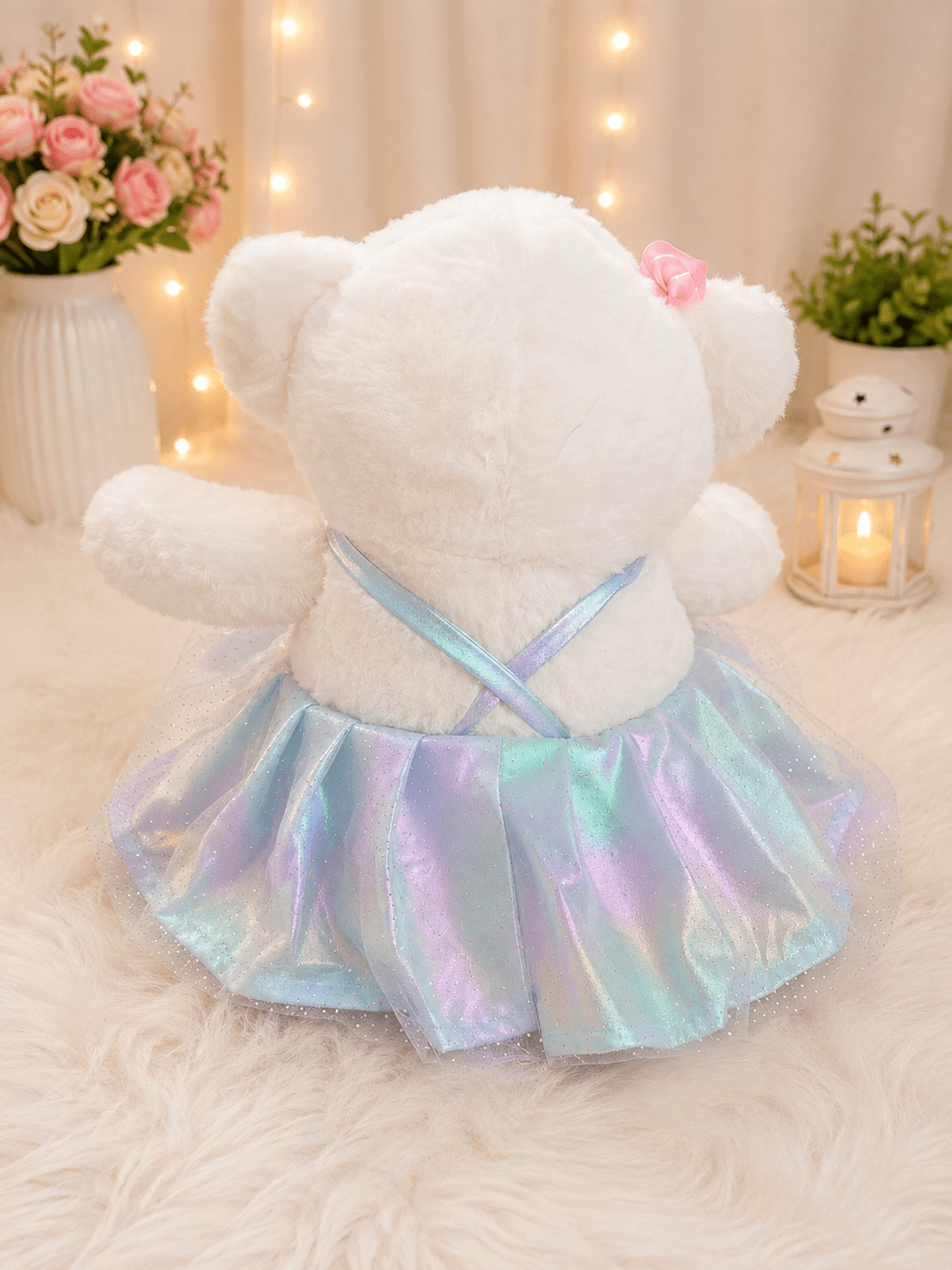 Cute Teddy Bear in Dress – Teddy Bear Gift - Shiva Gift Mart
