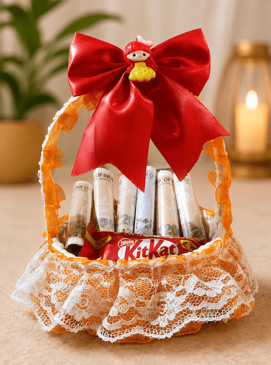 Money Gift Hamper | Cash Gift Basket for Special Occasions - Shiva Gift Mart