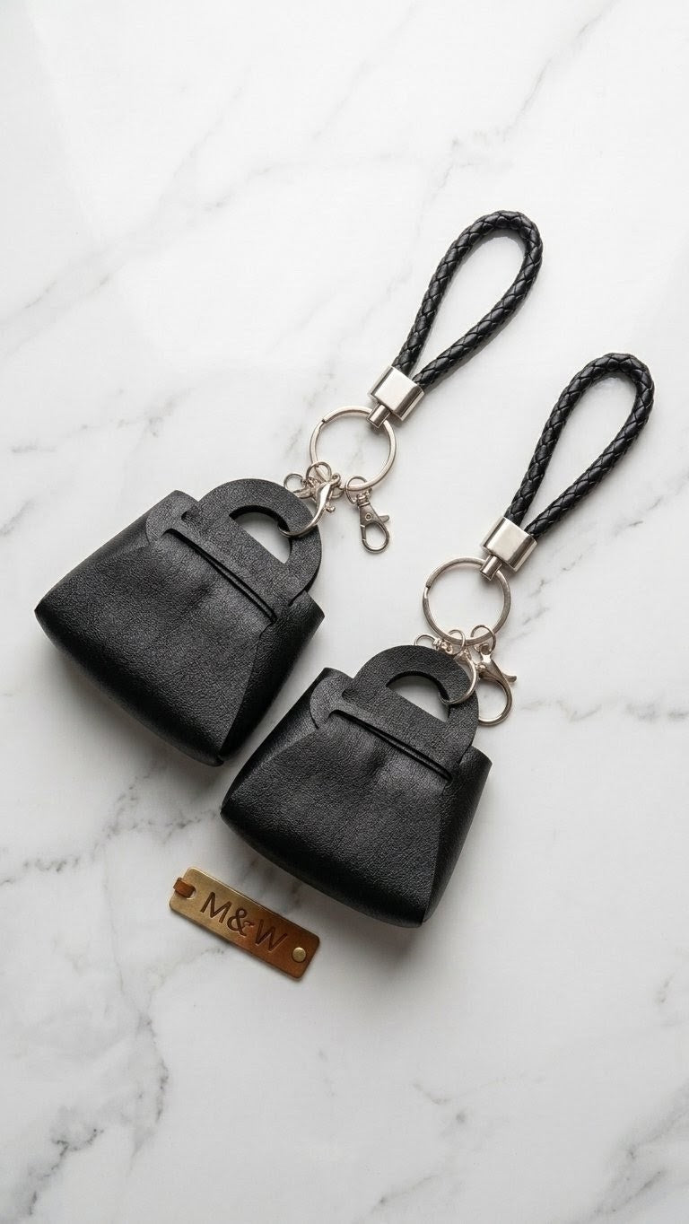 Cute miniature handbag keyring