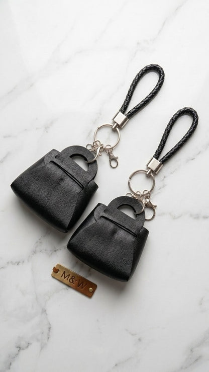 Cute miniature handbag keyring
