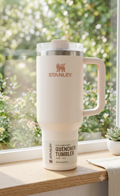 Stanley Quencher H2.0 Flow state Tumbler 40oz – Green | All Day Hydration