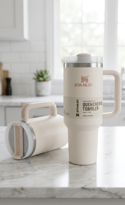 Stanley Quencher H2.0 Flow state Tumbler 40oz – Green | All Day Hydration