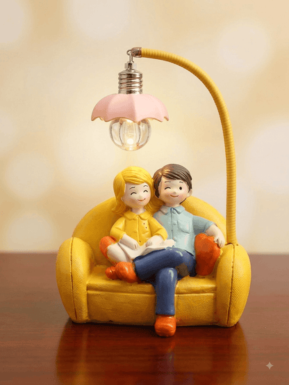 Romantic Couple LED Night Light Figurine