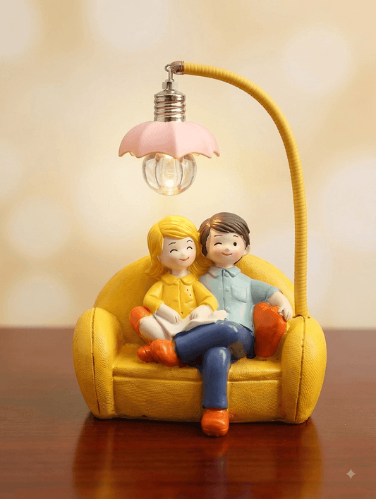 Romantic Couple LED Night Light Figurine